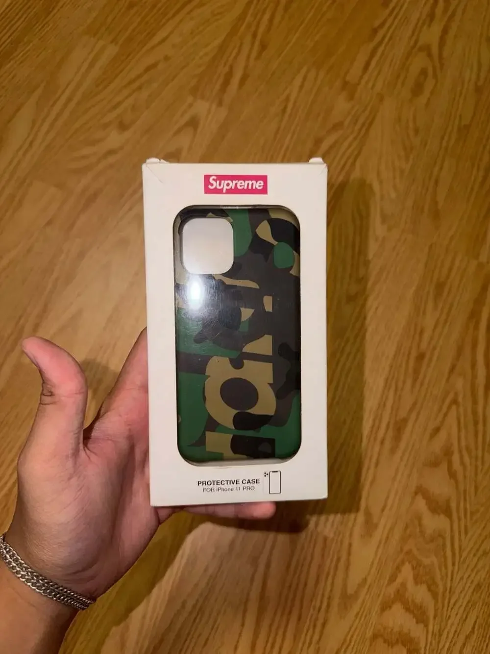 Supreme Camo iPhone Case Woodland Camo 11 Pro Case‼️SHIP FAST‼️OPEN NEVER USED